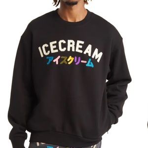 Katana Embellished Cotton Graphic Logo Sweatshirt